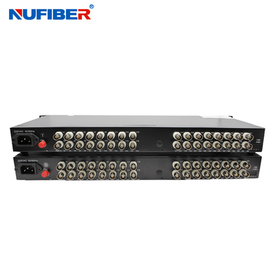 32BNC RS485 비디오 오디오 데이터 섬유 미디어 컨버터