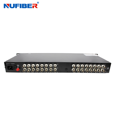 CCTV NF-16V-T/R-F20을 위한 16BNC 섬유 비디오 변환기 송신기