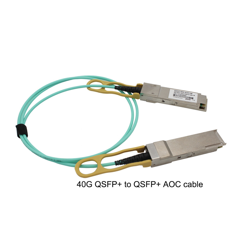 40G QSFP28 AOC 케이블, 데이타 센터를 위한 3m 5m 활성 섬유 옵틱 케이블